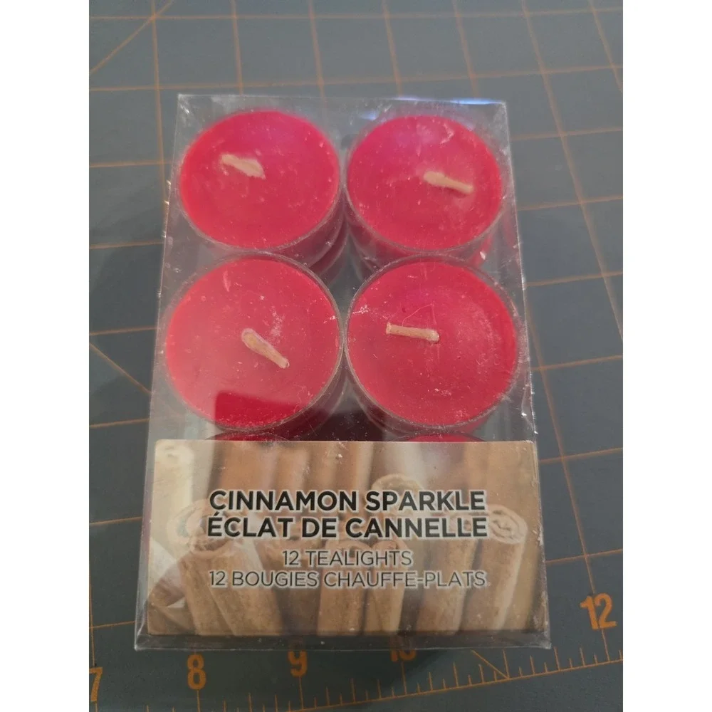 Christmas Noel Votive Candle Collection Scented Tealights 12 Ct New Sealed